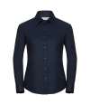 932F Ladies' Long Sleeve Easy Care Oxford Shirt BRIGHT NAVY colour image